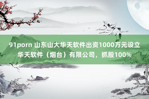 91porn 山东山大华天软件出资1000万元设立华天软件（烟台）有限公司，抓股100%